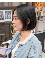 ヒカリス 東三国(HIKARIS) 笑顔溢れる/大人ボブ/ダークトーン/イノアカラー