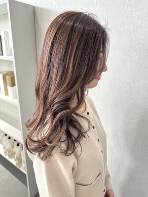 [当日予約OK]日本人の髪に合う透明感を追求。ブリーチなしカラーで質感まで綺麗に*抜け感×色っぽさが叶う!