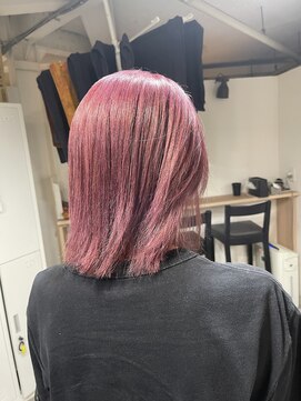 ラフ 難波店(LAFF) #セミディ#シアーカラー#ショートヘア#姫カット#ダークアッシュ