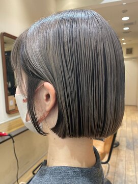 クラップス 横須賀中央店(CLAPS) ダブルカラーショートボブインナーカラーハイライトケアブリーチ