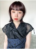 小顔秋色くすみベージュ透明感カラー_39502