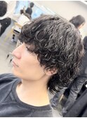 ウルフパーマサーフカール波巻きツイストスパイラルパーマ