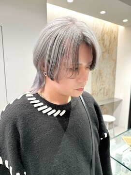 ソル 栄矢場町(SOL) シルバーカラー/メンズデザインカラー/名古屋美容院