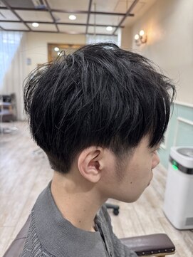ラボヌールヘアーノーブル 新越谷店(La Bonheur hair noble) ビジネスショート/ニュアンスパーマ