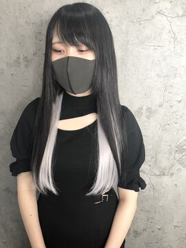 ルーツアイリー 心斎橋(ROOTS IRIE) 10代20代30代大人可愛いストレートインナーカラーシールエクステ