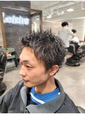 スパイキーショート×ソフトツイスト