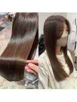 フリーダム(FREE-DOM) しなやか＆透明感◎ 縮毛矯正×レイヤーカットの美ロング