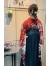 【2026年☆卒業式】袴着付+ヘアセット+メイクプラン※電話予約のみの受付です
