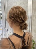 ヘアセットヘアアレンジアップスタイル