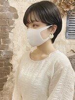 マギーヘア(magiy hair)&nbsp;magiyhair【nico】暗髪　マッシュショート　耳かけショート