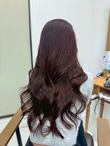 ハピネス クローバー 学園前店(Happiness CLOVER)&nbsp;カシスレッドカラー　くびれ巻き　韓国レイヤー