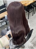 ブリーチなしダブルカラー/ラベンダーカラーローレイヤー/原宿