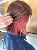 エイト 沖縄豊崎店(EIGHT toyosaki) 【EIGHT 豊崎】お客様スタイル_ピンクインナーカラー