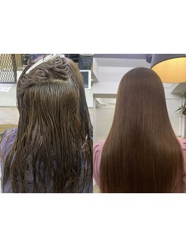 【大阪梅田・茶屋町】髪のケアに徹底的にこだわり、他では手に入らない質感、透明感を実現◎