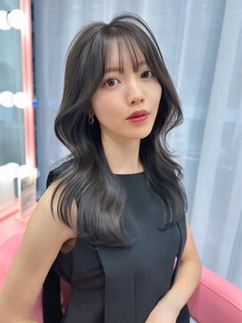 ボタン シブヤ(VOTAN SHIBUYA) 前髪あり/顔まわりカット/くびれヘア/韓国ヘア/透明感カラー