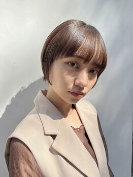 ゼンコー キチジョウジ シェール(ZENKO KICHIJOJI chere)の写真/印象を左右する顔周り、フェイスライン/首の曲線まで計算したStyleをご提案！ショートでより知的な雰囲気を