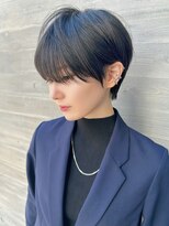 ロンドプロフィール 浦和(Lond profil)&nbsp;大人可愛い20代30代40代黒髪前下がりショートボブ丸みショート◎