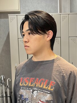 ジーナ 天神(Zina) 曲がる縮毛矯正/ナチュラルセンターパート