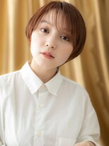 カバーヘア ブリス 戸田公園西口店(COVER HAIR bliss)&nbsp;バーガンディミニボブレイヤーショートTd2戸田公園20代30代40代