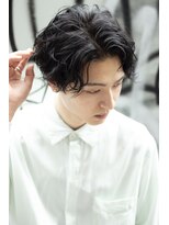 ヴェイン 渋谷(vain)&nbsp;無造作髪型ショート渋谷パーマメンズ