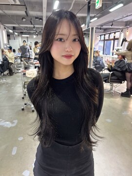 ザシェノンウメダ(THA CHAINON UMEDA) 着物ヘア/大人ガーリー/ダークアッシュ/似合わせカット/心斎橋