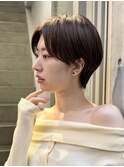 ショートカット/髪質改善縮毛矯正白髪ぼかしレイヤーカラーボブ
