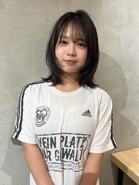 ニコ トウキョウ ヨコハマ(nico) 顔まわりカット/切りっぱなし/ミディアム/切りっぱなし／ボブ