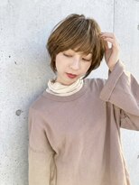 アッシュ 立川店(Ash)&nbsp;脱白髪染めハイライト×髪質改善で白髪を活かす艶髪ミディアム