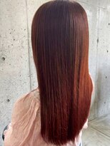 トゥルートラスト 和戸店(True Trust)&nbsp;ロング×ナチュラルストレート×コーラルベージュ