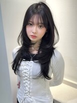 ロンプ(romp)&nbsp;レイヤーカットロングレイヤーハイレイヤー顔周りレイヤーiii