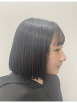 カットハウス ニューヨーク(CUT HOUSE NEW YORK)&nbsp;切りっぱなしボブ×縮毛矯正