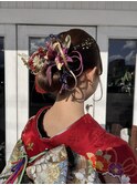 成人式ヘアセット♪