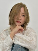 ディッセンバー 伊勢崎(December) レイヤーボブ/グレージュ/レイヤーカット/ミルクティーベージュ