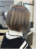 宇都宮ショートボブレイヤーカット顔周りカットハッシュカット