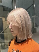 ヲタク 渋谷 代官山 恵比寿(wotaku.) ミルクティーベージュホワイトベージュハイトーントリプルカラー