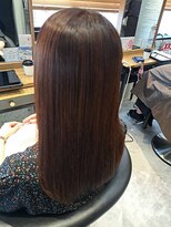 ヘアリゾート粋 トゥジュ 池袋東口店(tujuh) 艶髪ブラウン/セミロング/ストレート/髪質改善