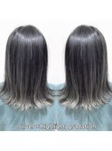 【trecolori 津田沼】シルバー×ハイライトグラデーション