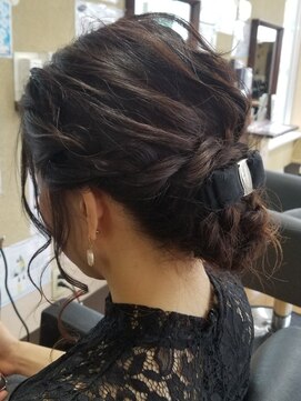 パピヨンロゼ(Papillon Rose) ねじり編み☆アップスタイル