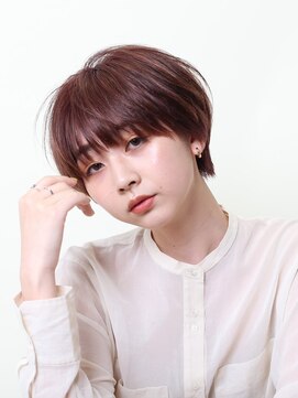 ゴーズゴードットビー 吉祥寺(go s go .b) ダークラベンダーブラウンくびれヘア前髪ショートボブ[吉祥寺]