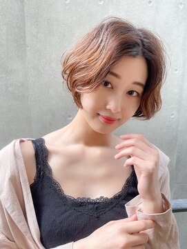 マイラ 銀座(myla) 【佐伯】ウェーブが色っぽいエアリーボブ