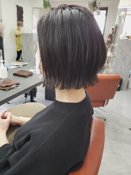 ニコ(nico...) ボブ×ダークアッシュ♪