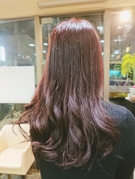 エイチ エアー ダヴ H air DAV調布北口 レッドブラウン秋カラー