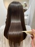 髪質改善縮毛矯正☆】地毛風酸性ストレート+カット ￥27000