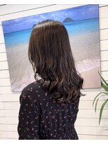 ラニハナクドウ(lanihana.kudo)&nbsp;+＊～ふわふわパーマwithグレージュカラー～＊+