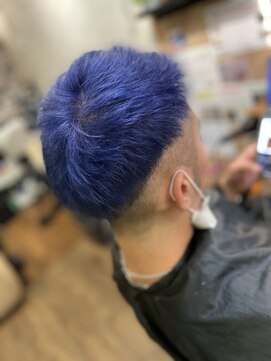 シャイニー ヘアー ダイス(SHINY HAIR DaiCe) ネイビーバイオレットカラー