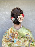 成人式hairset