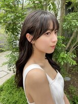 ガーランド (Garland)&nbsp;大人かわいい流れる顔まわりカット/小顔にみせるシースルー前髪