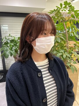 オーシャン(Ocean) 【Ocean Hair&Life田中愛梨】秋冬レッド！韓国風2wayウザバング