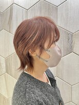 ビューティドレッセヤマノ 池袋パルコ(Beauty Dresse YAMANO)&nbsp;【白髪染め】ショートウルフ/ウルフショート/オレンジカラー