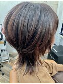 ミディアムウルフカット